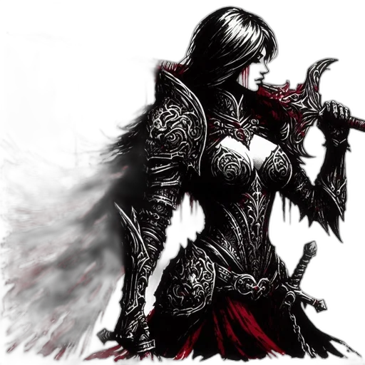 sword, weapon, fantasy art, concept art transparent PNG cut-out