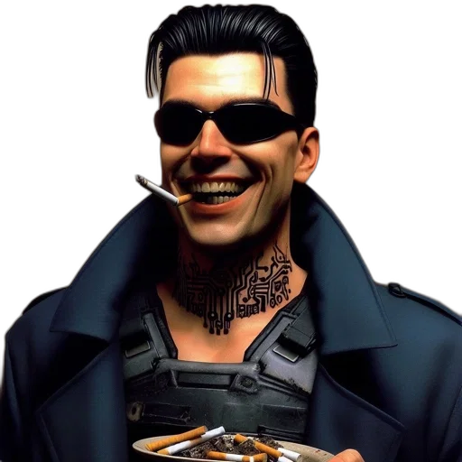 jacket, face, mask, robot transparent PNG cut-out