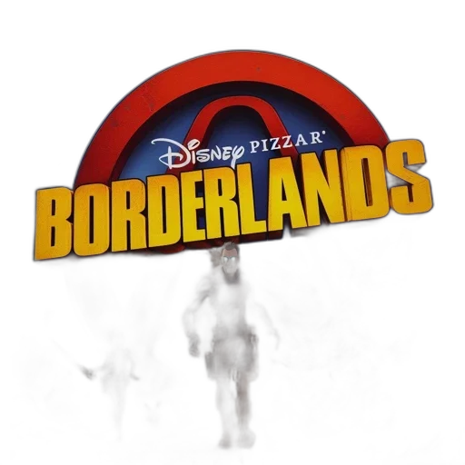 concept art, 3d render, poster, borderlands transparent PNG cut-out