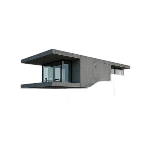 building, furniture, 3d render, photorealistic transparent PNG cut-out