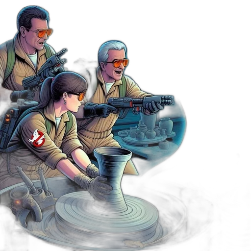 concept art, comic book art, fantasy art, cyberpunk transparent PNG cut-out