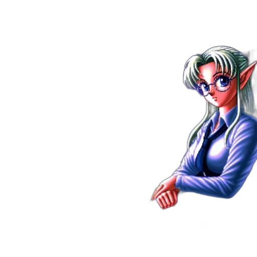 jacket, staff, weapon, robot transparent PNG cut-out