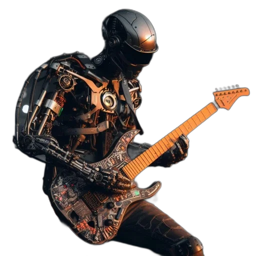 robot, jacket, weapon, animal transparent PNG cut-out