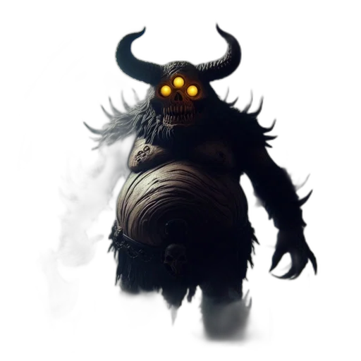 mask, creature, staff, face transparent PNG cut-out