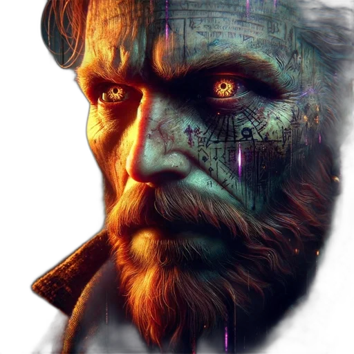 face, mask, creature, robot transparent PNG cut-out