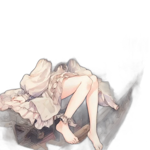 dress, crown, creature, sword transparent PNG cut-out