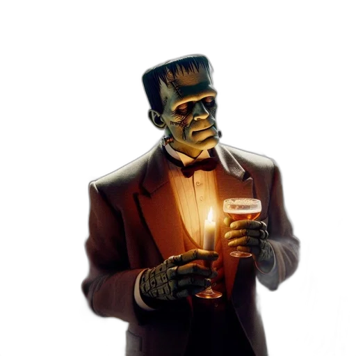 robot, mask, jacket, face transparent PNG cut-out
