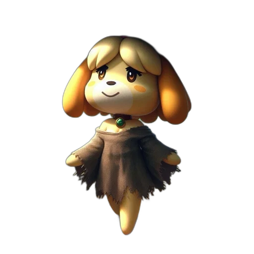 animal, dress, staff, creature transparent PNG cut-out