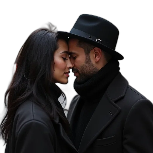 jacket, hat, photorealistic, neon lights transparent PNG cut-out