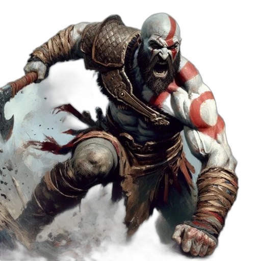 concept art, fantasy art, comic book art, photorealistic transparent PNG cut-out