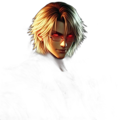 face, mask, hair, pixel art transparent PNG cut-out