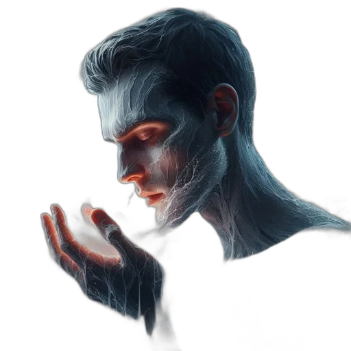 face, mask, creature, concept art transparent PNG cut-out