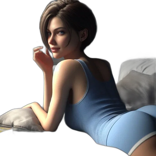 dress, photorealistic, concept art, 3d render transparent PNG cut-out