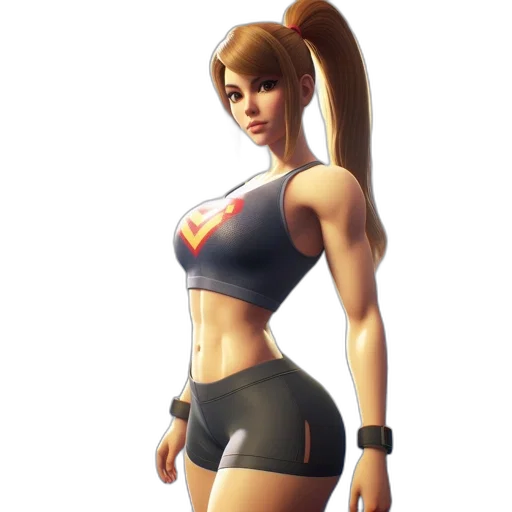 dress, weapon, concept art, 3d render transparent PNG cut-out