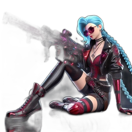 weapon, cyberpunk, concept art, fantasy art transparent PNG cut-out
