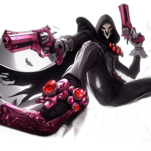 weapon, concept art, comic book art, 3d render transparent PNG cut-out