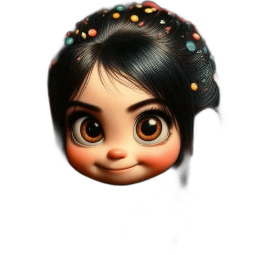 face, jewelry, crown, staff transparent PNG cut-out