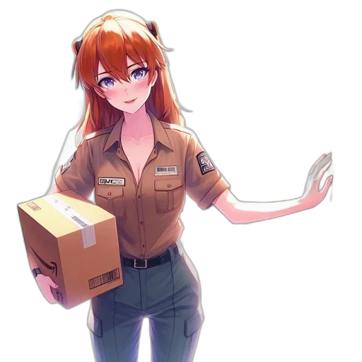 staff, jacket, robot, weapon transparent PNG cut-out