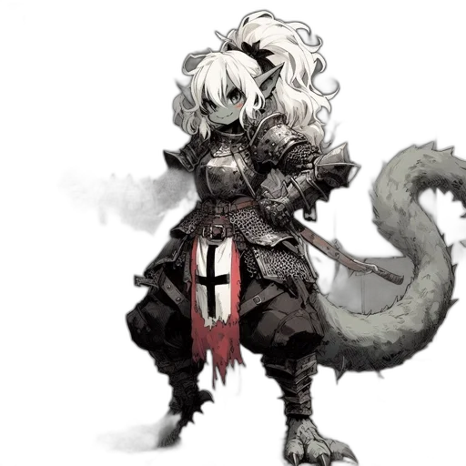 dragon, creature, weapon, staff transparent PNG cut-out