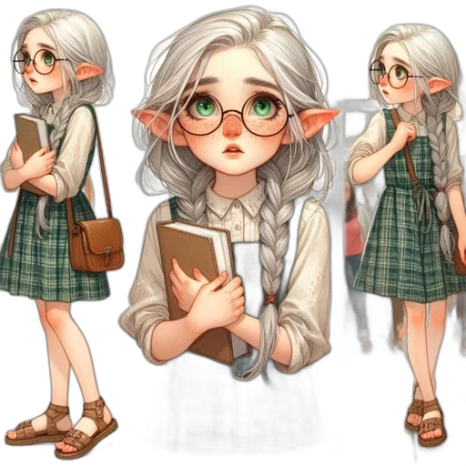 dress, concept art, fantasy art, anime transparent PNG cut-out
