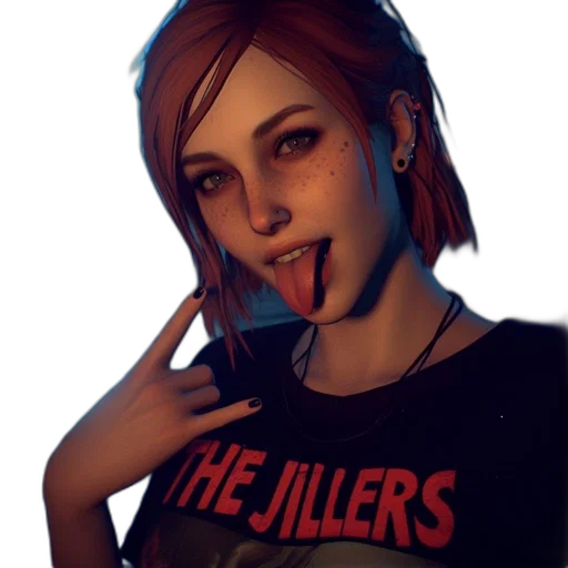 jacket, face, concept art, cyberpunk transparent PNG cut-out