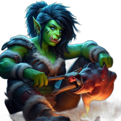staff, dragon, weapon, fantasy art transparent PNG cut-out