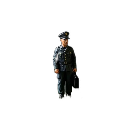 staff, jacket, hat, umbrella transparent PNG cut-out