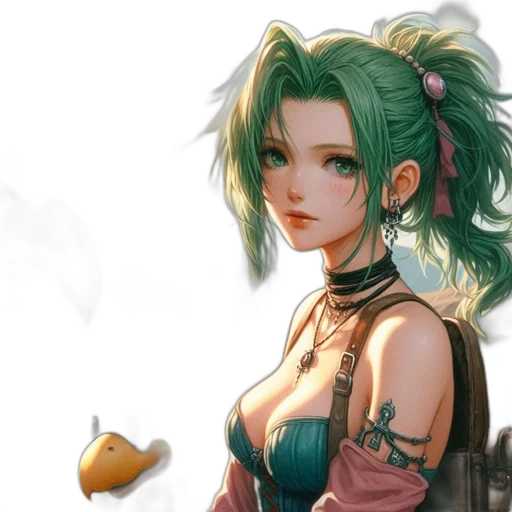 fantasy art, concept art, cyberpunk, pixel art transparent PNG cut-out