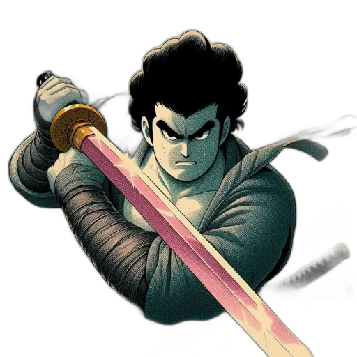 sword, staff, weapon, comic book art transparent PNG cut-out