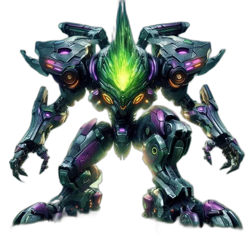 robot, weapon, dragon, creature transparent PNG cut-out