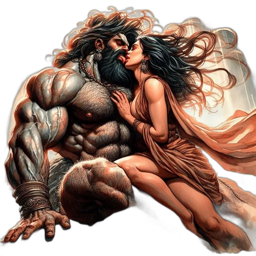 comic book art, fantasy art, concept art, fire transparent PNG cut-out