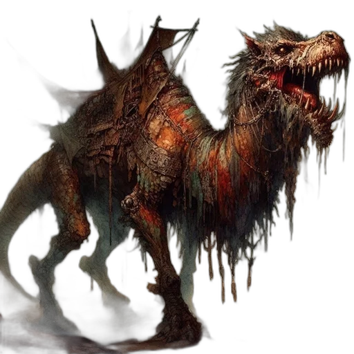 dragon, creature, animal, concept art transparent PNG cut-out