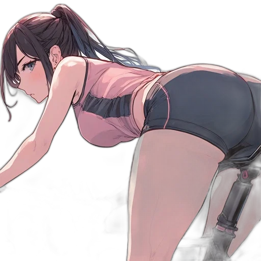 weapon, staff, dress, robot transparent PNG cut-out