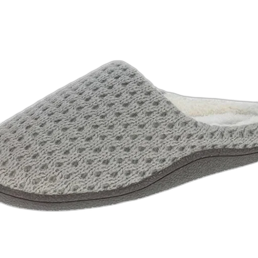 shoes, cozy, grey, slipper transparent PNG cut-out