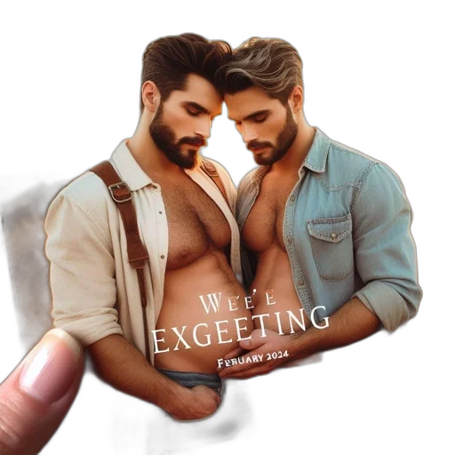 photorealistic, concept art, two, men transparent PNG cut-out