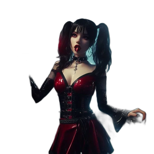 dress, concept art, 3d render, fantasy art transparent PNG cut-out