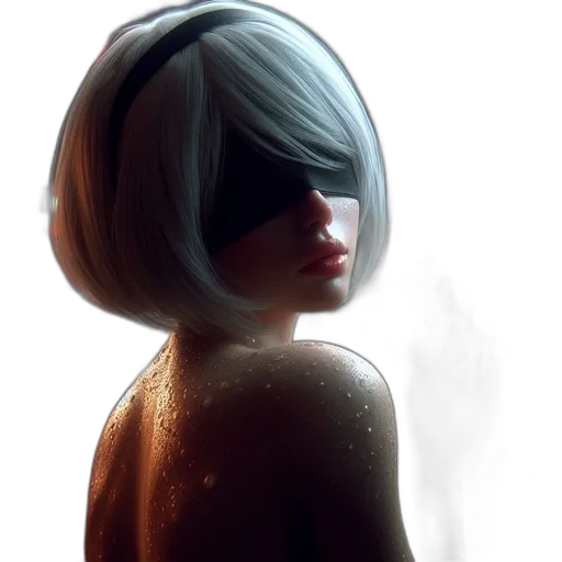 mask, face, hair, dress transparent PNG cut-out