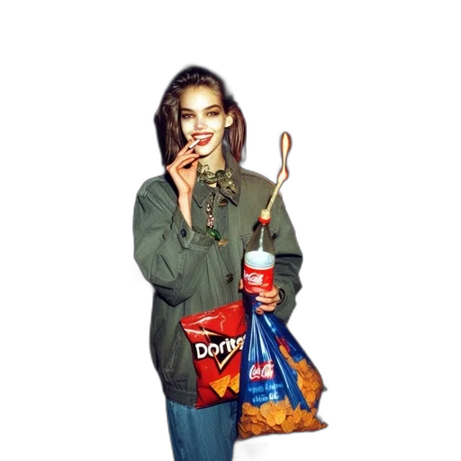 jacket, food, jewelry, staff transparent PNG cut-out