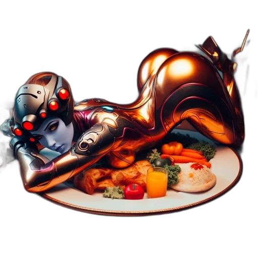 food, jewelry, mask, robot transparent PNG cut-out