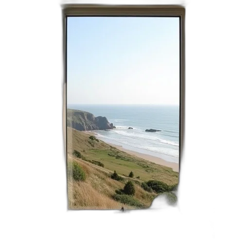 photorealistic, beach, view, hilton transparent PNG cut-out
