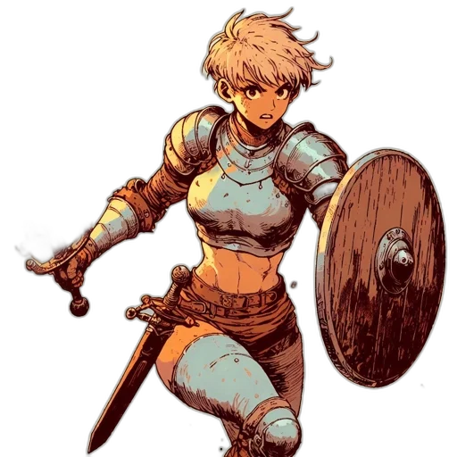 sword, weapon, staff, fantasy art transparent PNG cut-out