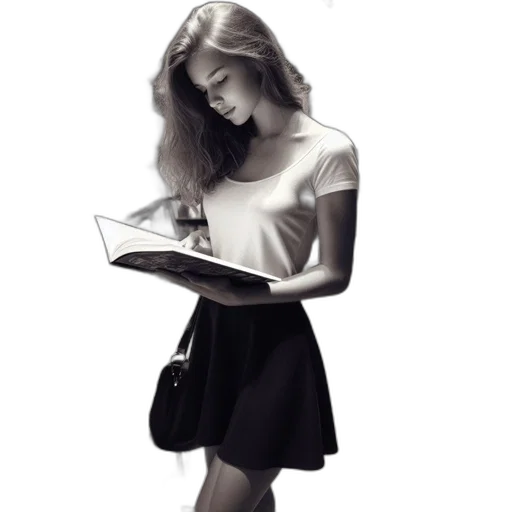 dress, staff, face, shoes transparent PNG cut-out