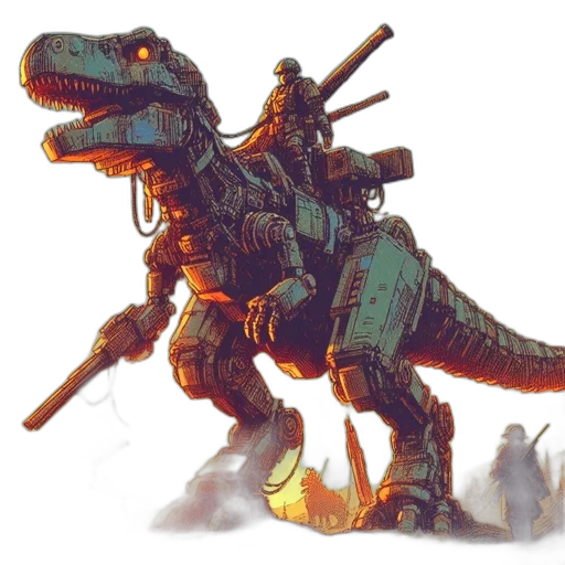 dragon, robot, weapon, animal transparent PNG cut-out