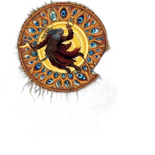 dragon, jewelry, staff, mask transparent PNG cut-out