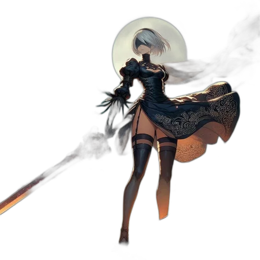 sword, weapon, staff, dress transparent PNG cut-out