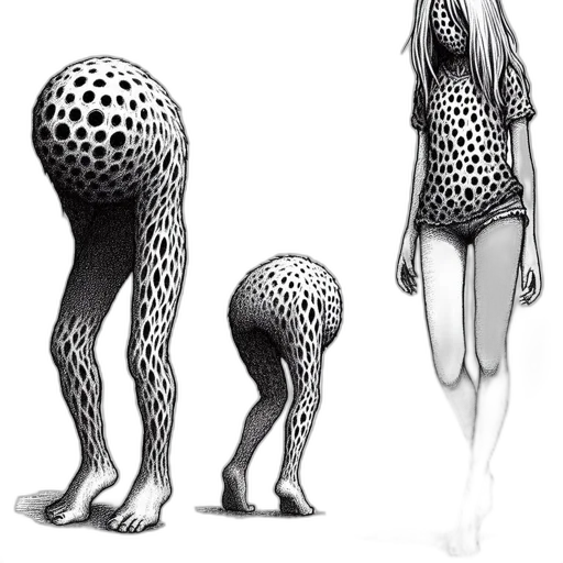 creature, dress, animal, hair transparent PNG cut-out