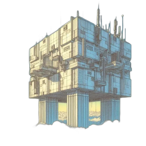 building, robot, furniture, weapon transparent PNG cut-out