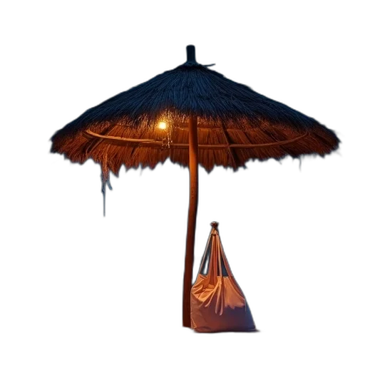 umbrella, hat, staff, furniture transparent PNG cut-out
