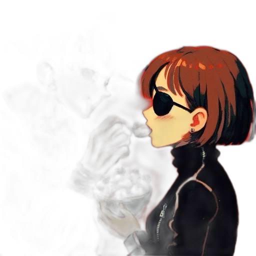 mask, jacket, staff, face transparent PNG cut-out