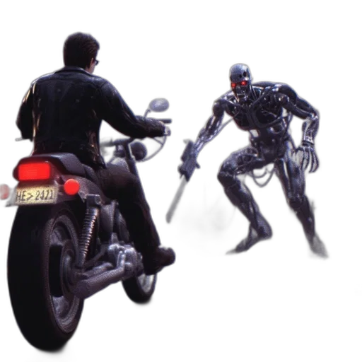 robot, concept art, comic book art, 3d render transparent PNG cut-out